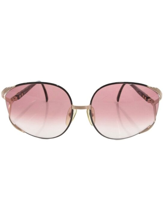 Dior Sunglasses Eyewear Non Prescription CD Logo Side Black Gold Color Gradient main image 7